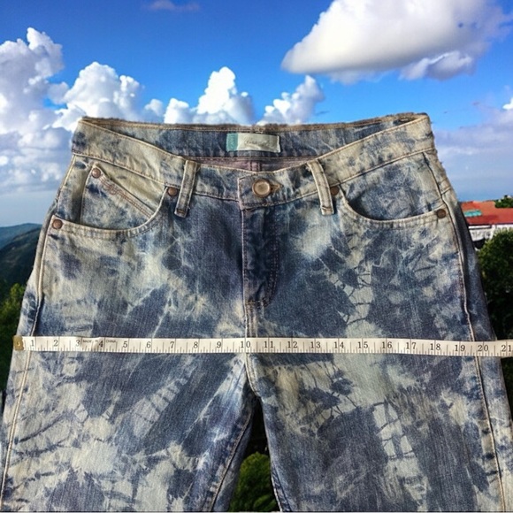 Good Treasures Custom Reverse Tie Dye Wrangler Cash Jeans Size 7/8 - Picture 9 of 16